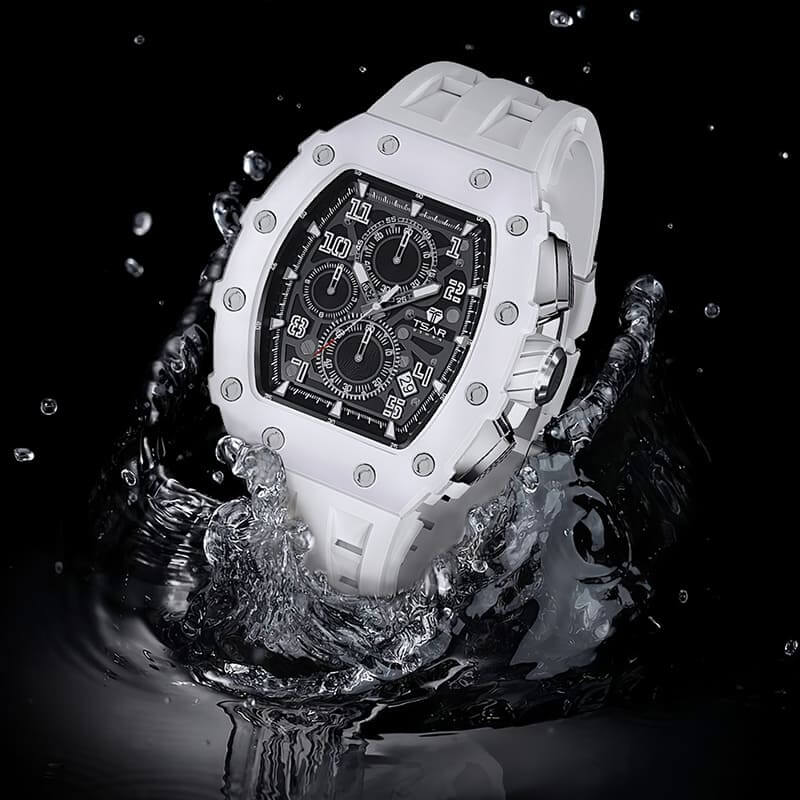 Tsar Bomba Quartz Waterproof Watch TB8204B---$100-$300, 8204, all, Hot Sale, Quartz, Stainless Steel Watch-Tsarbomba