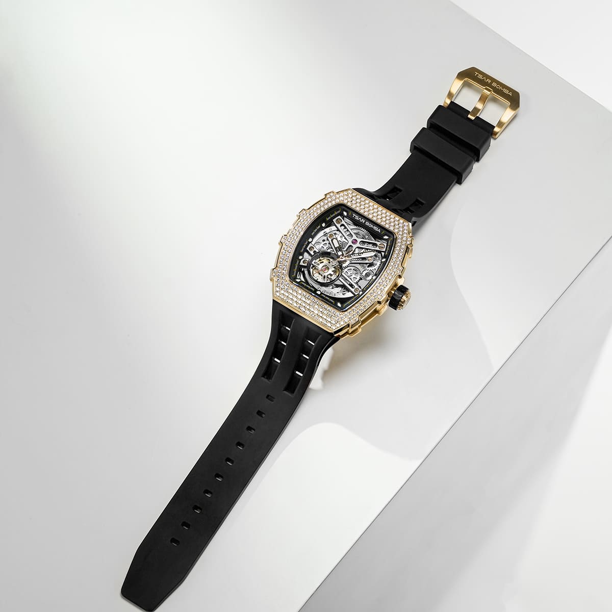 Elemental Series-Cubic Zirconia Automatic Watch TB8208D