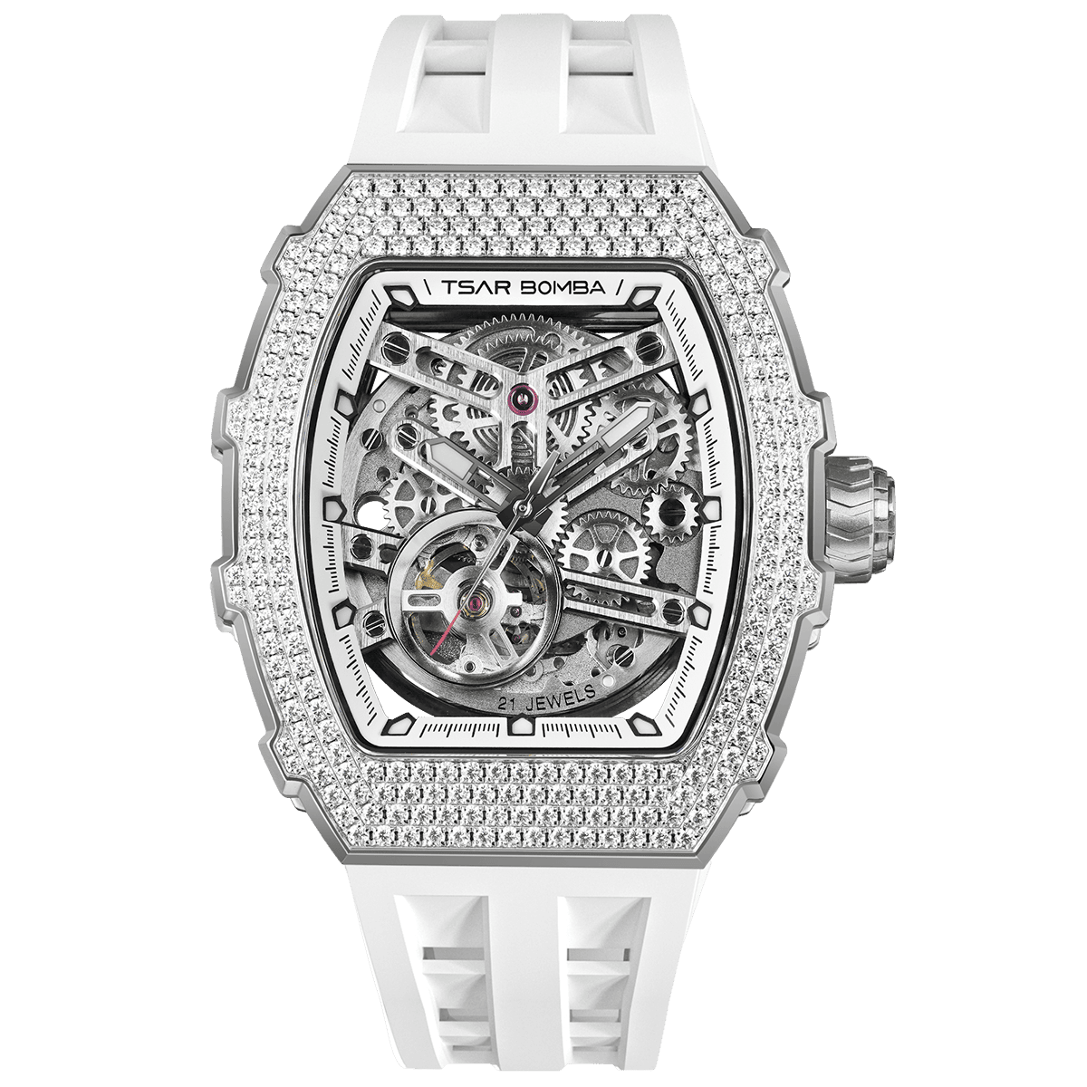 Elemental Series-Cubic Zirconia Automatic Watch TB8208D
