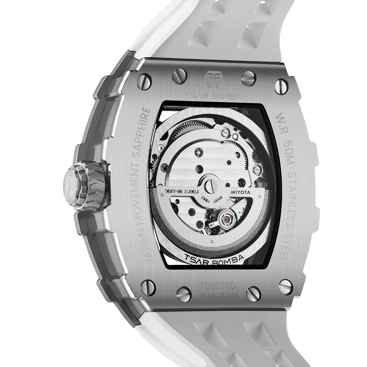 Elemental Series-Cubic Zirconia Automatic Watch TB8208D