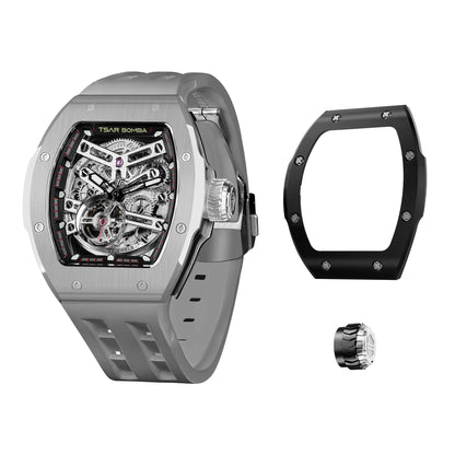 Atomic-Interchangeable Ceramic Edition      For each ceramic watch purchase, you will receive a complimentary random bezel and crown.