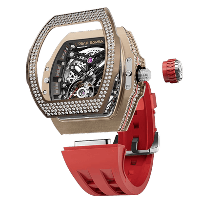 Atomic-Cubic Zirconia Interchangeable Automatic Watch