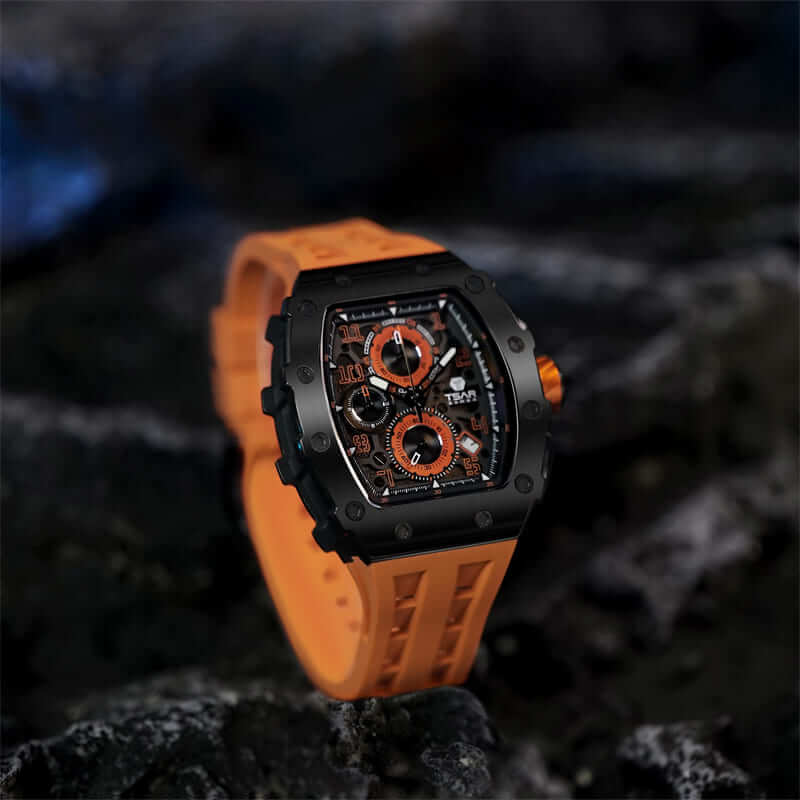 Quartz Movement Waterproof Watch TB8204Q--Watch-$100-$300, all, Quartz, Stainless Steel Watch-Tsarbomba