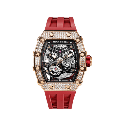 Elemental Series-Cubic Zirconia Automatic Watch TB8208D