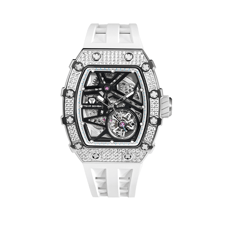 Elemental Series-Cubic Zirconia Automatic Watch TB8209D