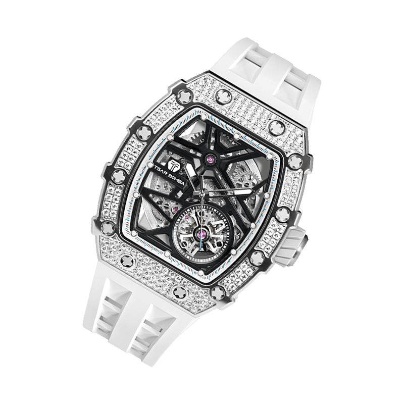 Elemental Series-Cubic Zirconia Automatic Watch TB8209D