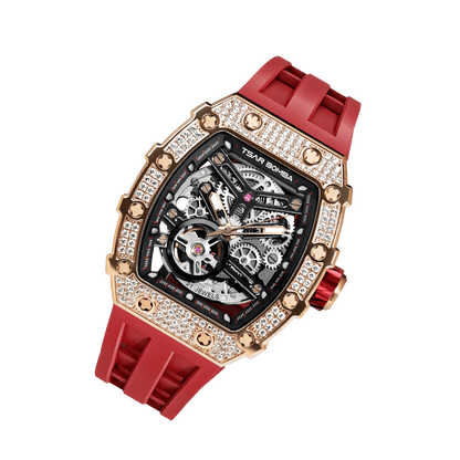 Elemental Series-Cubic Zirconia Automatic Watch TB8208D