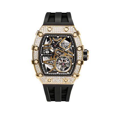 Elemental Series-Cubic Zirconia Automatic Watch TB8209D