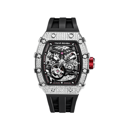 Elemental Series-Cubic Zirconia Automatic Watch TB8208D