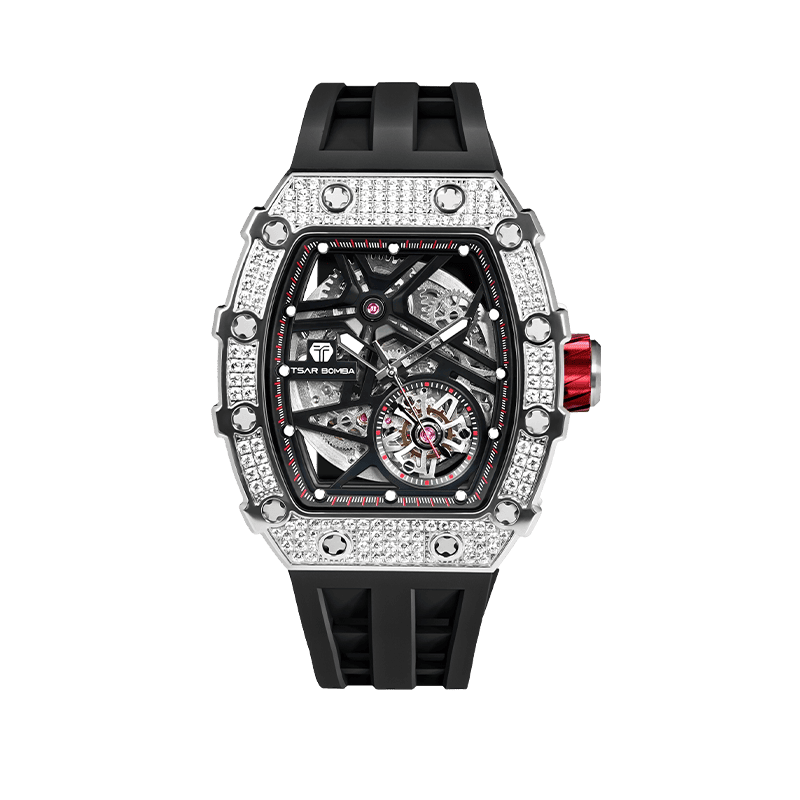 Elemental Series-Cubic Zirconia Automatic Watch TB8209D