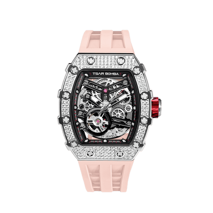 Elemental Series-Cubic Zirconia Automatic Watch TB8208D