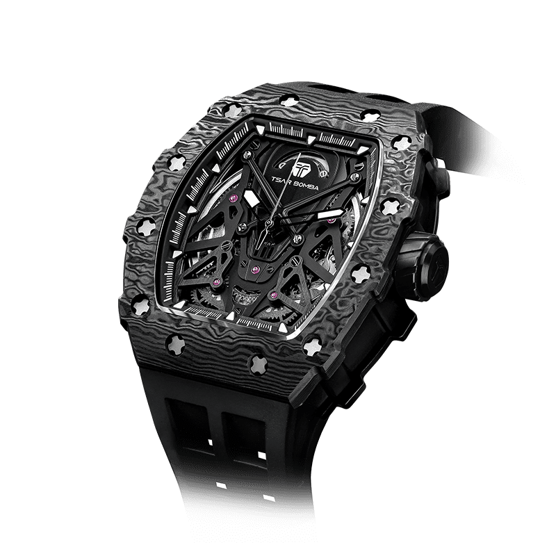 Elemental Series-Carbon Fiber Automatic Watch TB8207CF