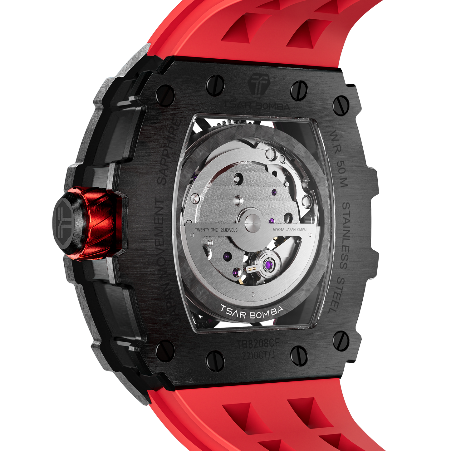 Elemental Series-Carbon Fiber Automatic Watch TB8208CF