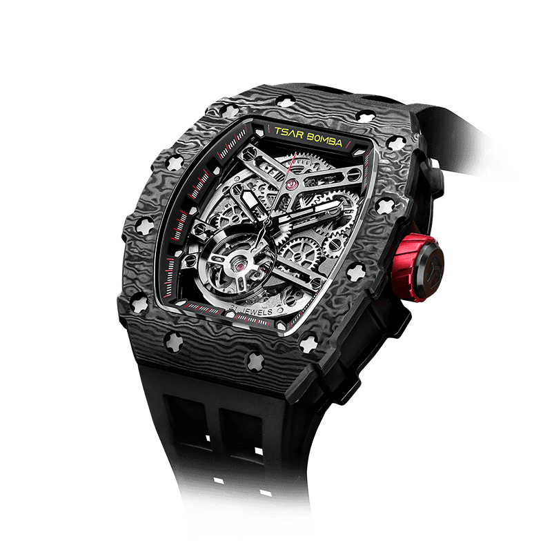 Elemental Series-Carbon Fiber Automatic Watch TB8208CF