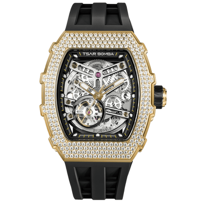 Elemental Series-Cubic Zirconia Automatic Watch TB8208D