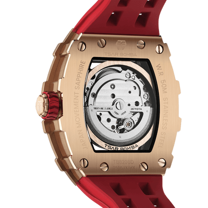 Elemental Series-Cubic Zirconia Automatic Watch TB8208D