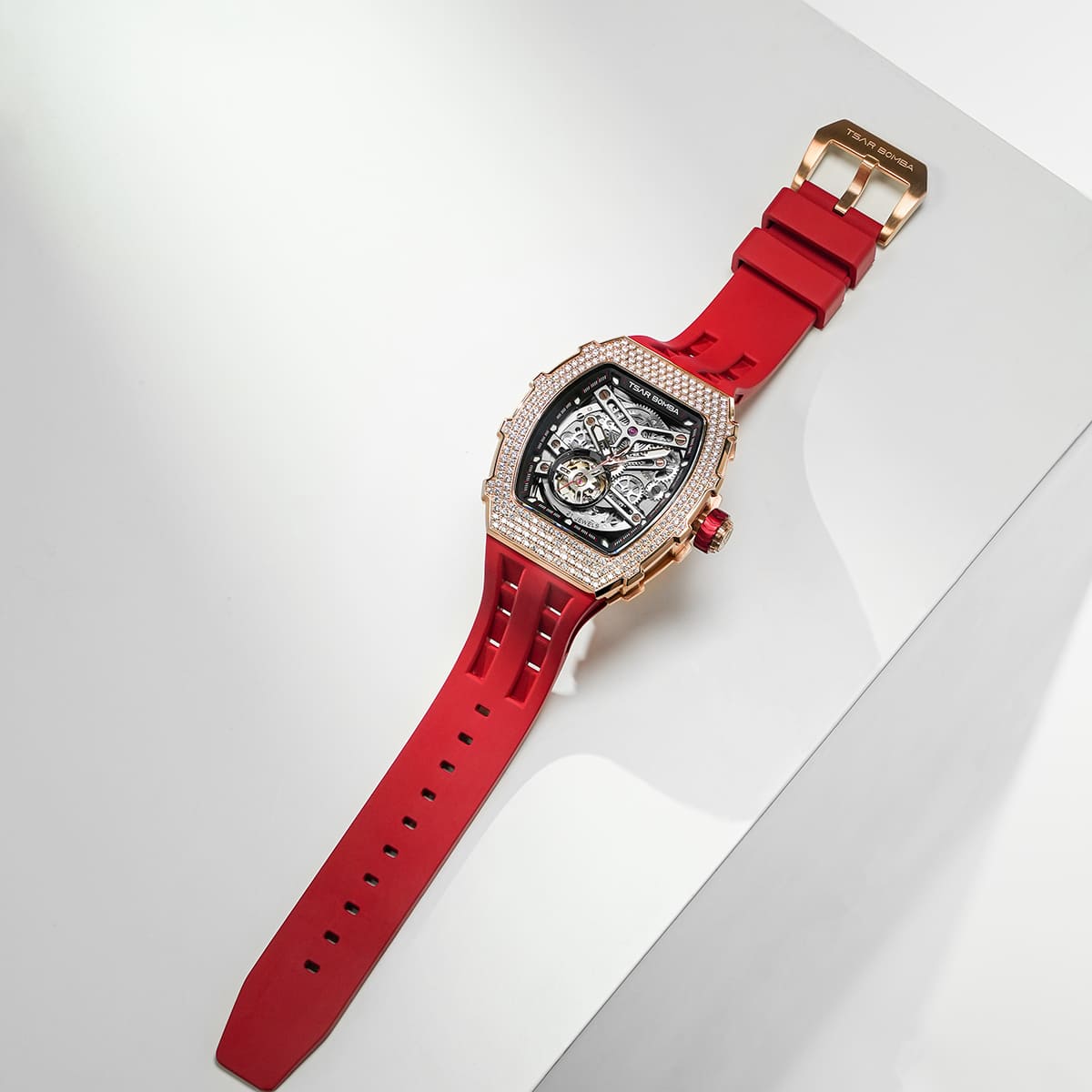 Elemental Series-Cubic Zirconia Automatic Watch TB8208D