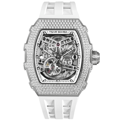 Elemental Series-Cubic Zirconia Automatic Watch TB8208D