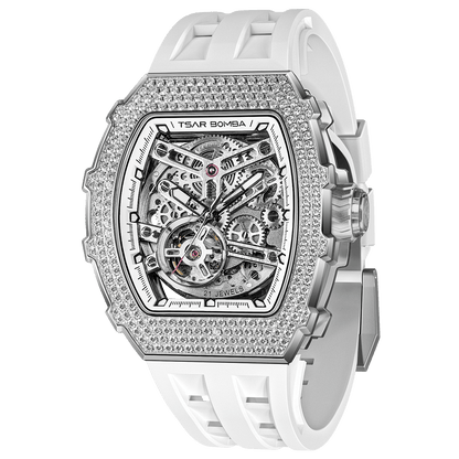 Elemental Series-Cubic Zirconia Automatic Watch TB8208D