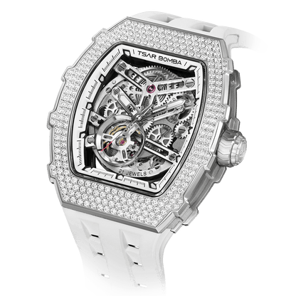 Elemental Series-Cubic Zirconia Automatic Watch TB8208D
