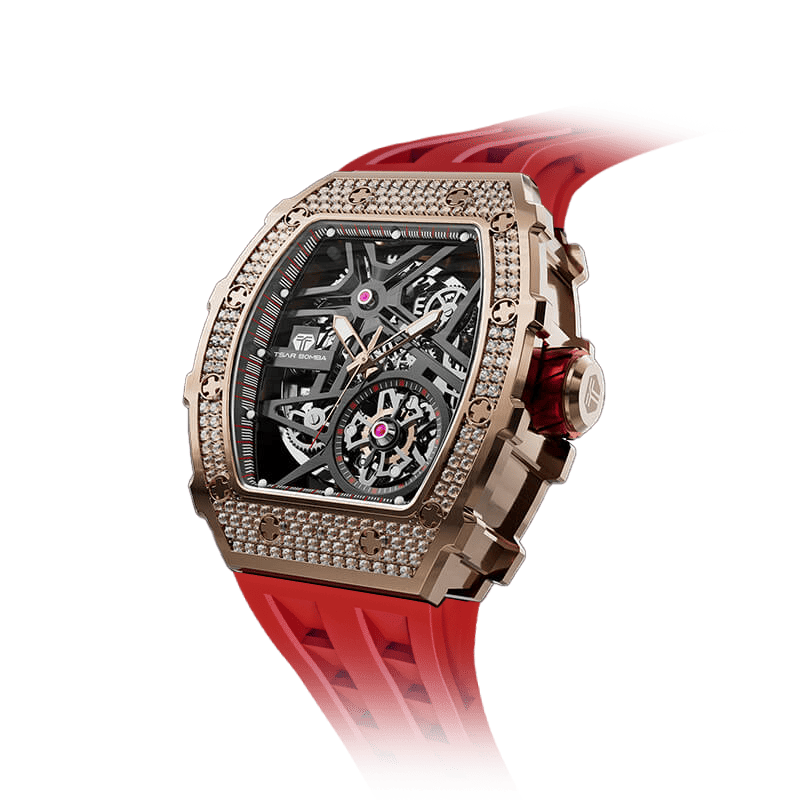 Elemental Series-Cubic Zirconia Automatic Watch TB8209D