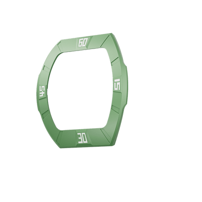 Atomic Collection Interchangeable Bezel Fluororubber Dynamic Green