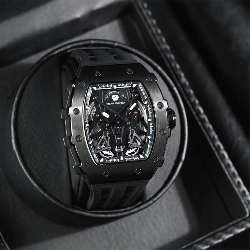 Elemental Series-Automatic Watch TB8207A Black-2