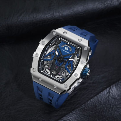 Elemental Series-Automatic Watch TB8207A Silver Blue-5