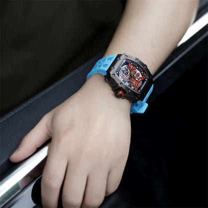 Elemental Series-Automatic Watch TB8208A Black Blue-4