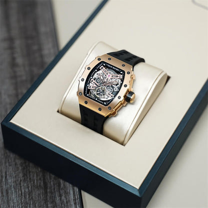 Elemental Series-Automatic Watch TB8208A Gold Black-10