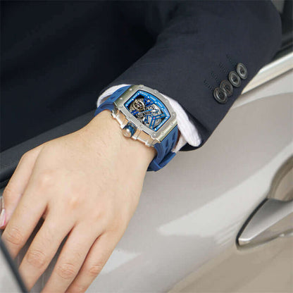 Elemental Series-Automatic Watch TB8208A Silver Blue-7