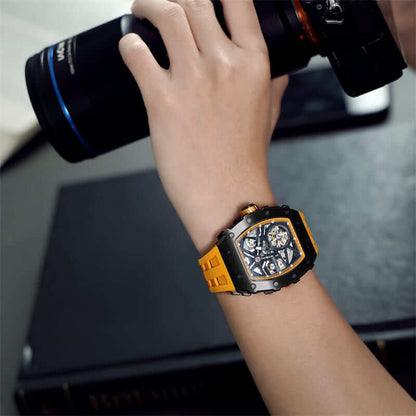 Elemental Series-Automatic Watch TB8209A Black Yellow-3