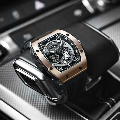 Elemental Series-Automatic Watch TB8210A Gold Black-10