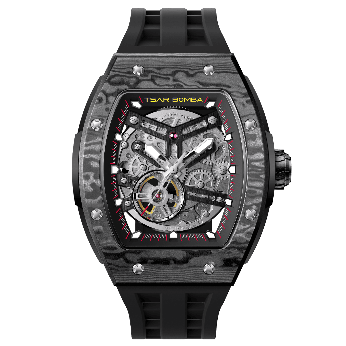 Elemental-Carbon Fiber Automatic Watch TB8228CF