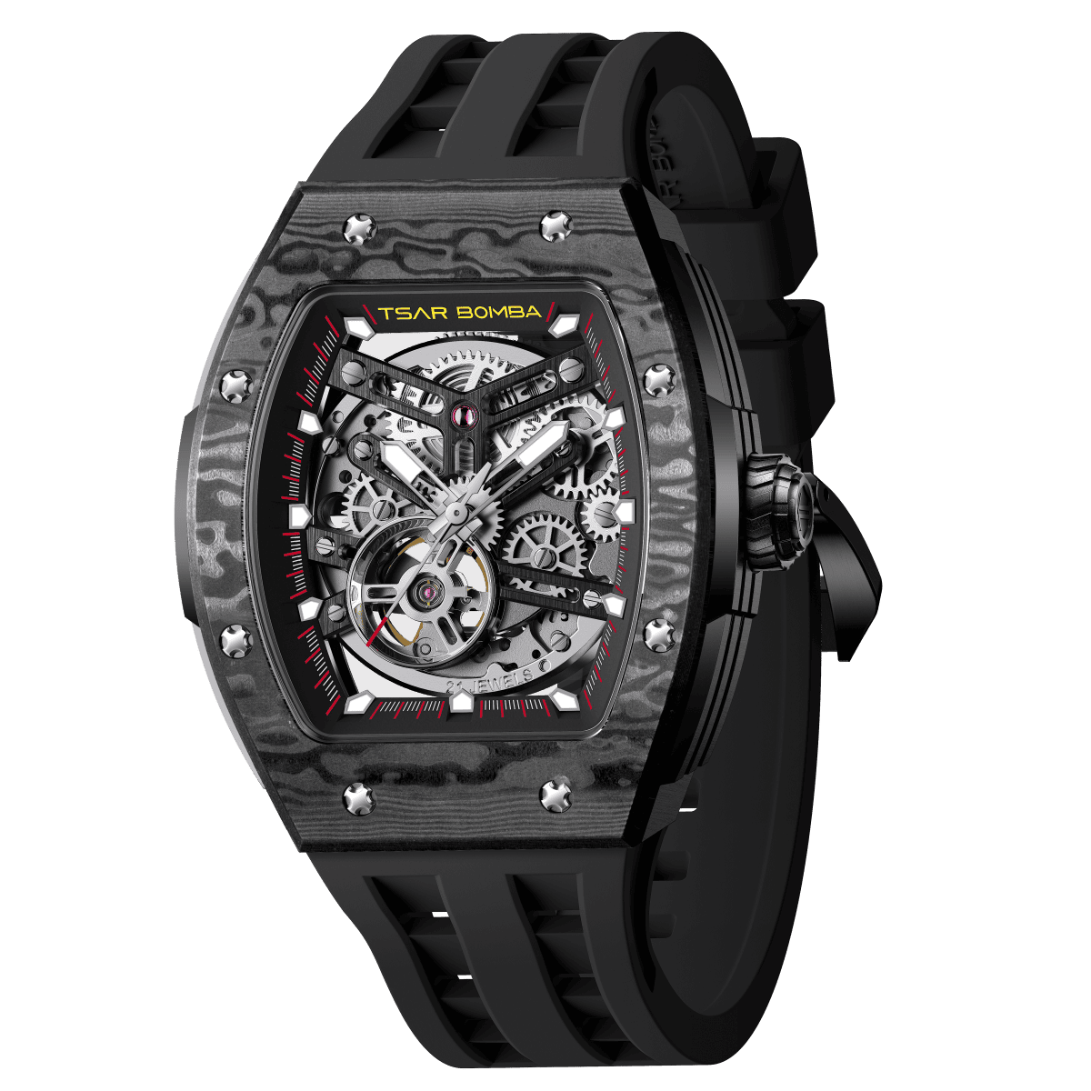 Elemental-Carbon Fiber Automatic Watch TB8228CF