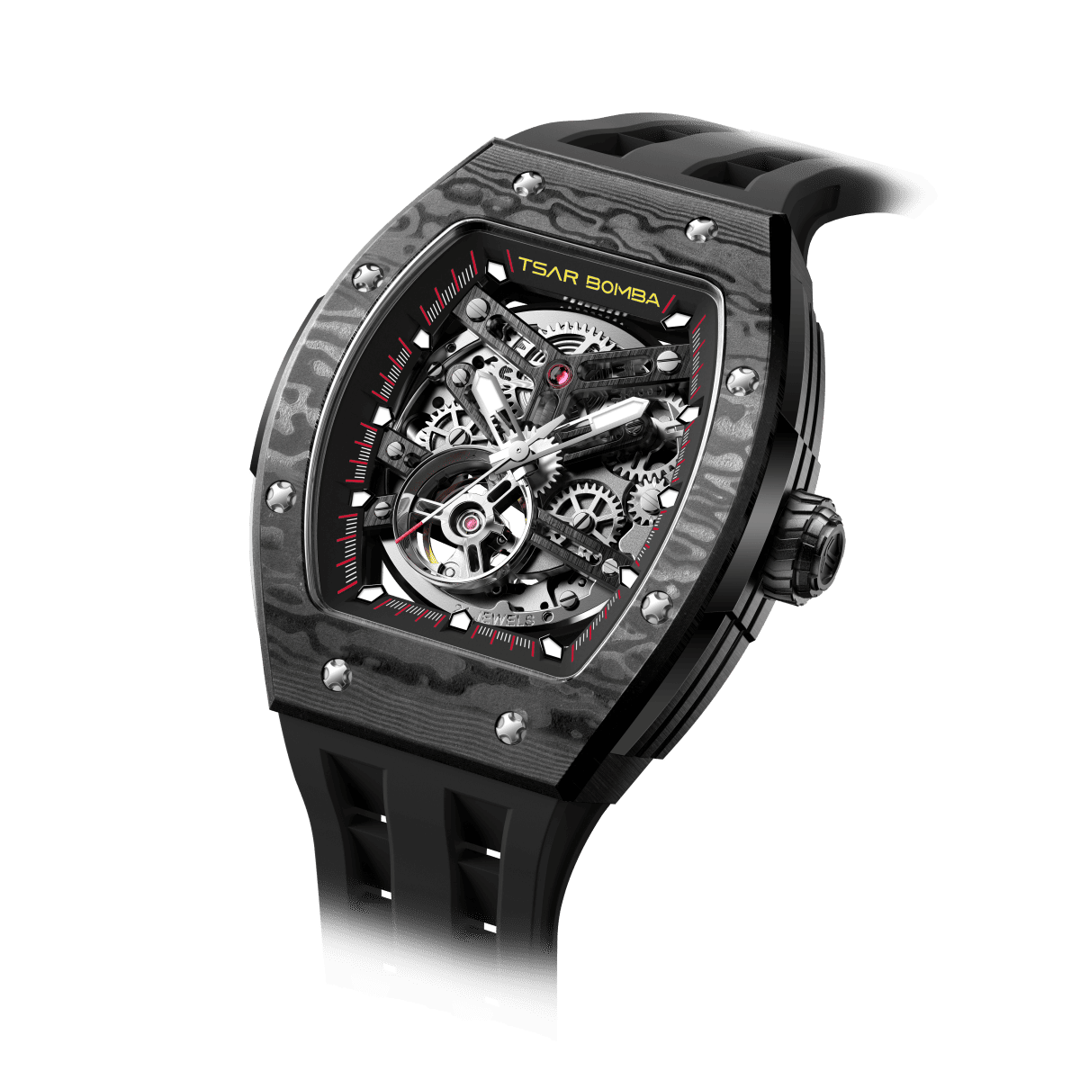 Elemental-Carbon Fiber Automatic Watch TB8228CF