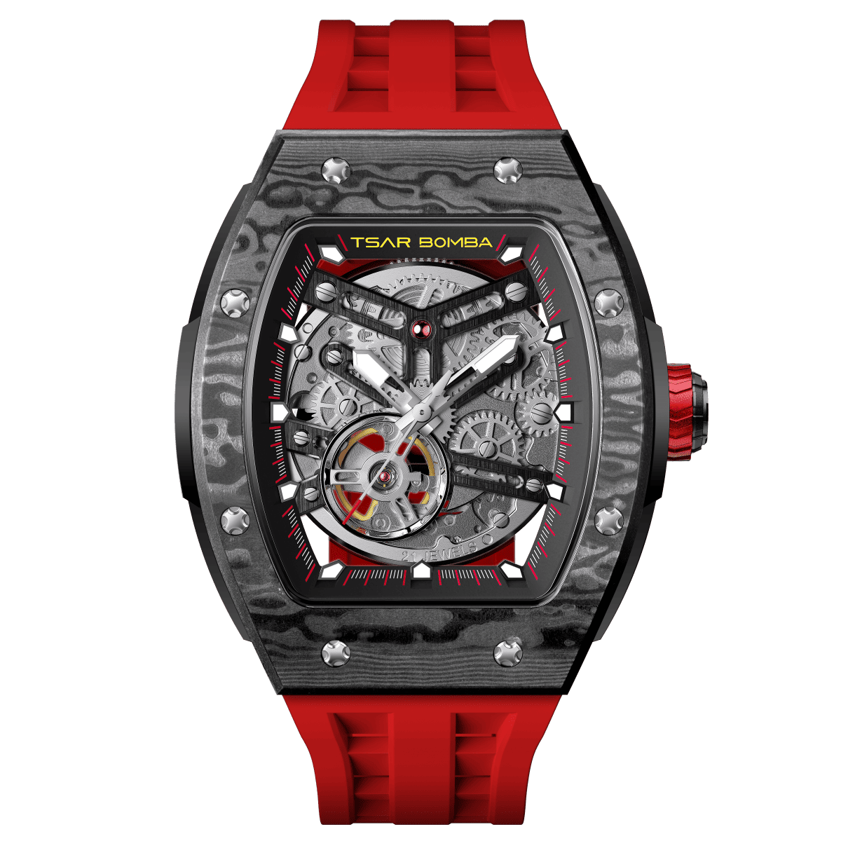 Elemental-Carbon Fiber Automatic Watch TB8228CF