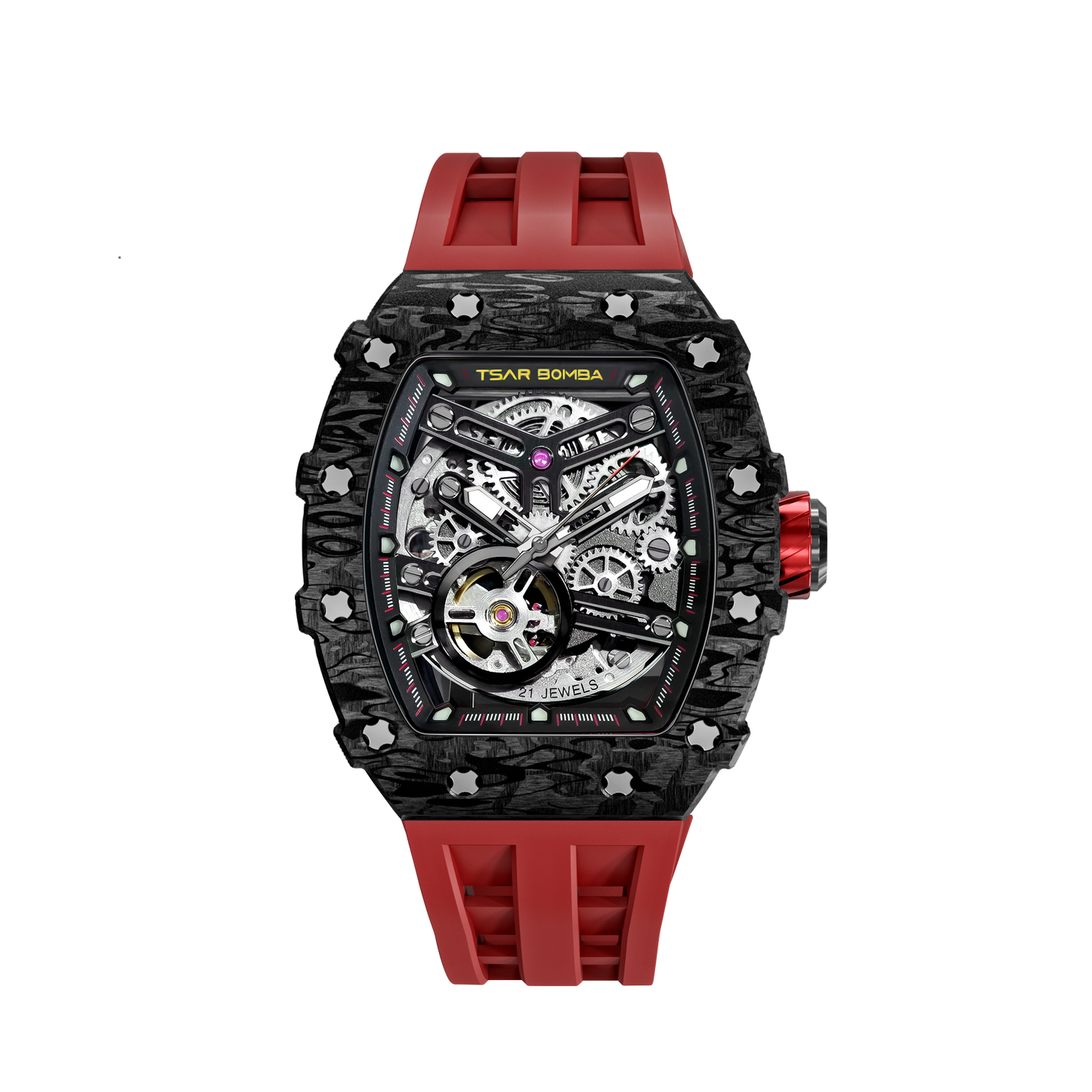 Elemental Series-Carbon Fiber Automatic Watch TB8208CF